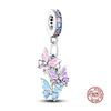 Charm Copper Fit 3Mm Original Bracelet Necklace Womens Bouquet & Butterfly Charm Bead Diy Fine Jewelry Gift New