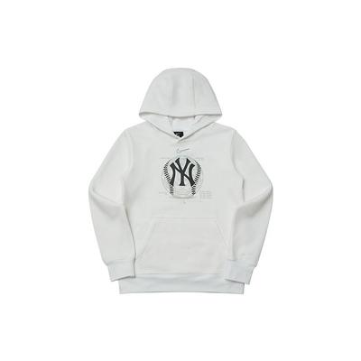 Nike Moletom New York Yankees Logo Duplo Moda Casual com Capuz Manga Longa Moletons Infantis Branco 3Z3B7SBGA-NYY