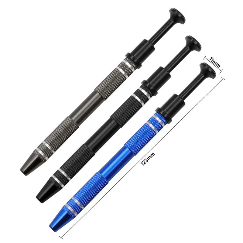 Electronic Component Grabber Four Claw SMD IC Extractor Pickup BGA Chip Picker Patch IC Suction Pen Electronic Repair Hand Tool