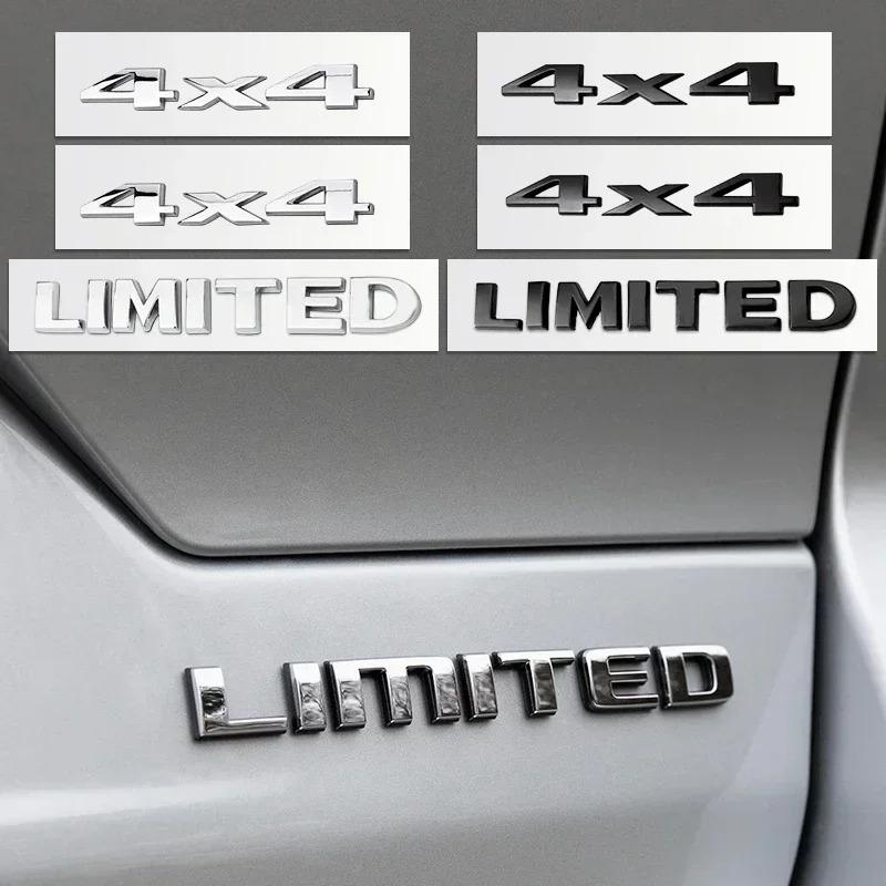 3D Metal 4X4 Limited Car Styling Tailgate Emblem Rear Boot Trunk Badge Sticker For Jeep Compass Wrangler Renegade Grand Cherokee AMO1