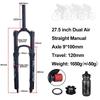 BOLANY MTB Supension Rebound Adjustment Double Air Fork 26/27.5er/29er Magnesium Alloy Travel 100mm  32 RL Bike Accessories