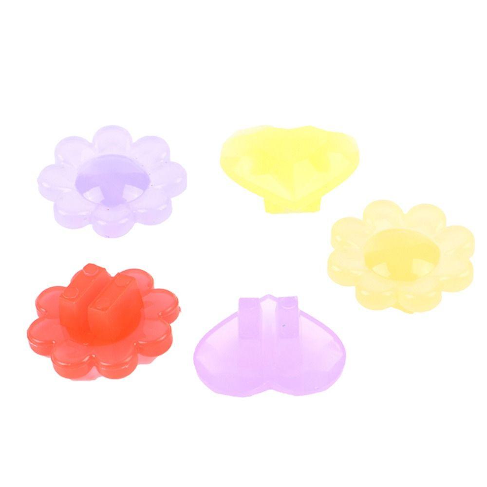 20PCS Mixed Color Spoke Beads Glow Wheel Stripe Colored Bead  Children's Bicycle Decoration