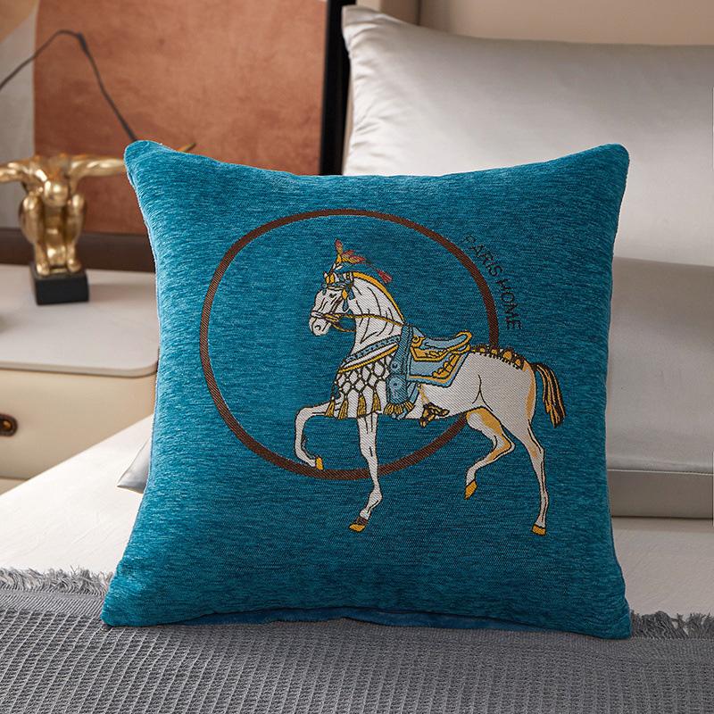 Chenille Pillow Case Square Cushion Cover Casual Sofa Throw Pillow Case Holiday Home Pillow Modern Decorative Decoration