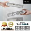 Mellbo Desk Organizer with Letter Transparent Perfect for Student and Dressers 3-Tier Drawers, Stationery, Case, Window, Stackable, Connectable,