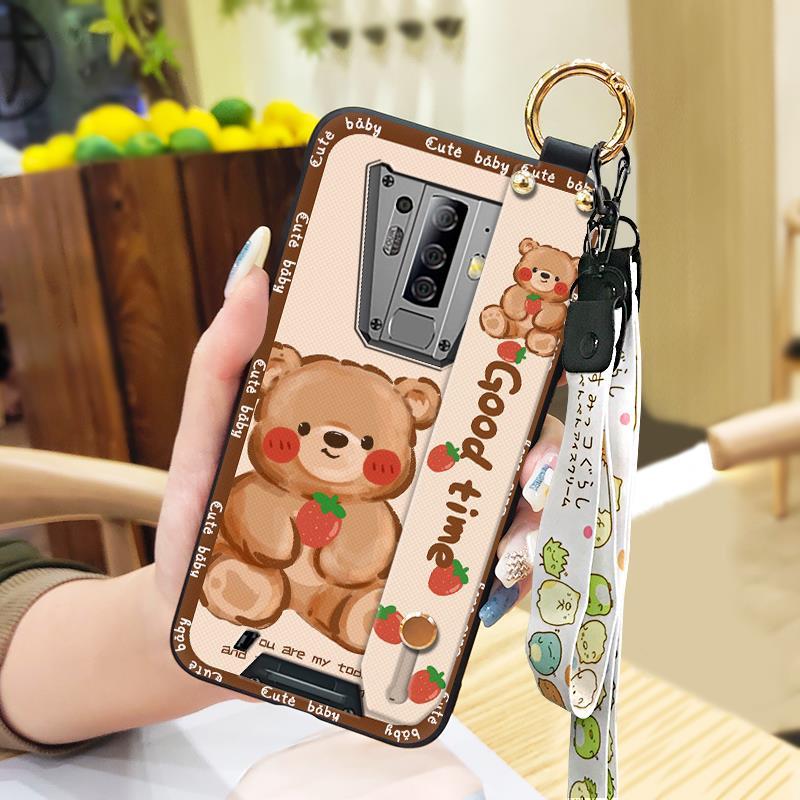 Fashion Design Durable Phone Case For Blackview BV6900 Shockproof Back Cover Cute Kickstand Phone Holder Soft case Ring