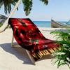 Custom Name Cristiano Ronaldo Print Beach Towel, Large Soft Quick Dry Towel for Beach Camping Swimming
