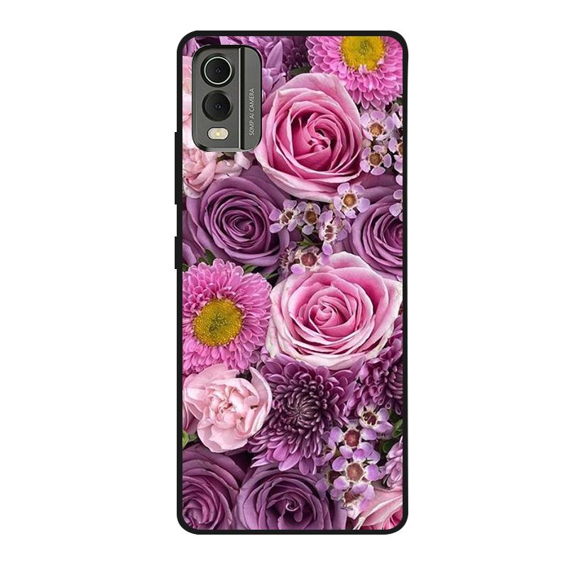 Pentru husă Nokia C32 C 32 Silicon moale Pictată Rezistentă la șocuri Huse spate Pentru Nokia C32 Husă TPU Coques NokiaC32 Desene animate drăguțe
