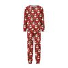 Parent-Child Matching Christmas Print Loungewear Set, Comfortable Long Sleeve Top and Pants for Holiday Home Wear