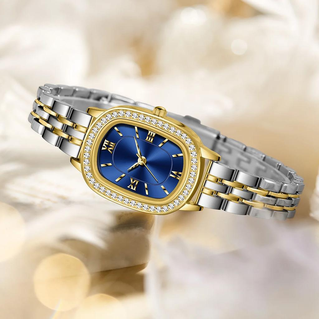Women Casual Bracelet Wristwatch Quartz Alloy Strap Watch