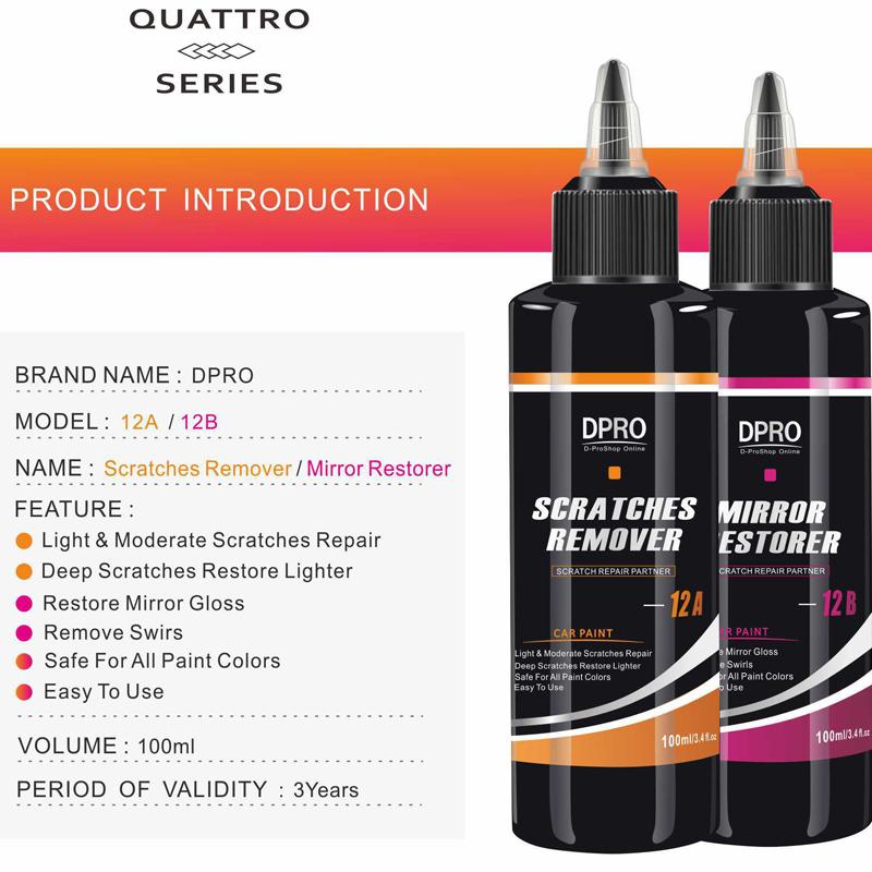 Dpro Auto Kratzer Entferner Spiegel Restaurator Polieren Wachs Paste Produkt Kratzer Reparatur Farbe Pflege Auto Zubehör Detaillierung