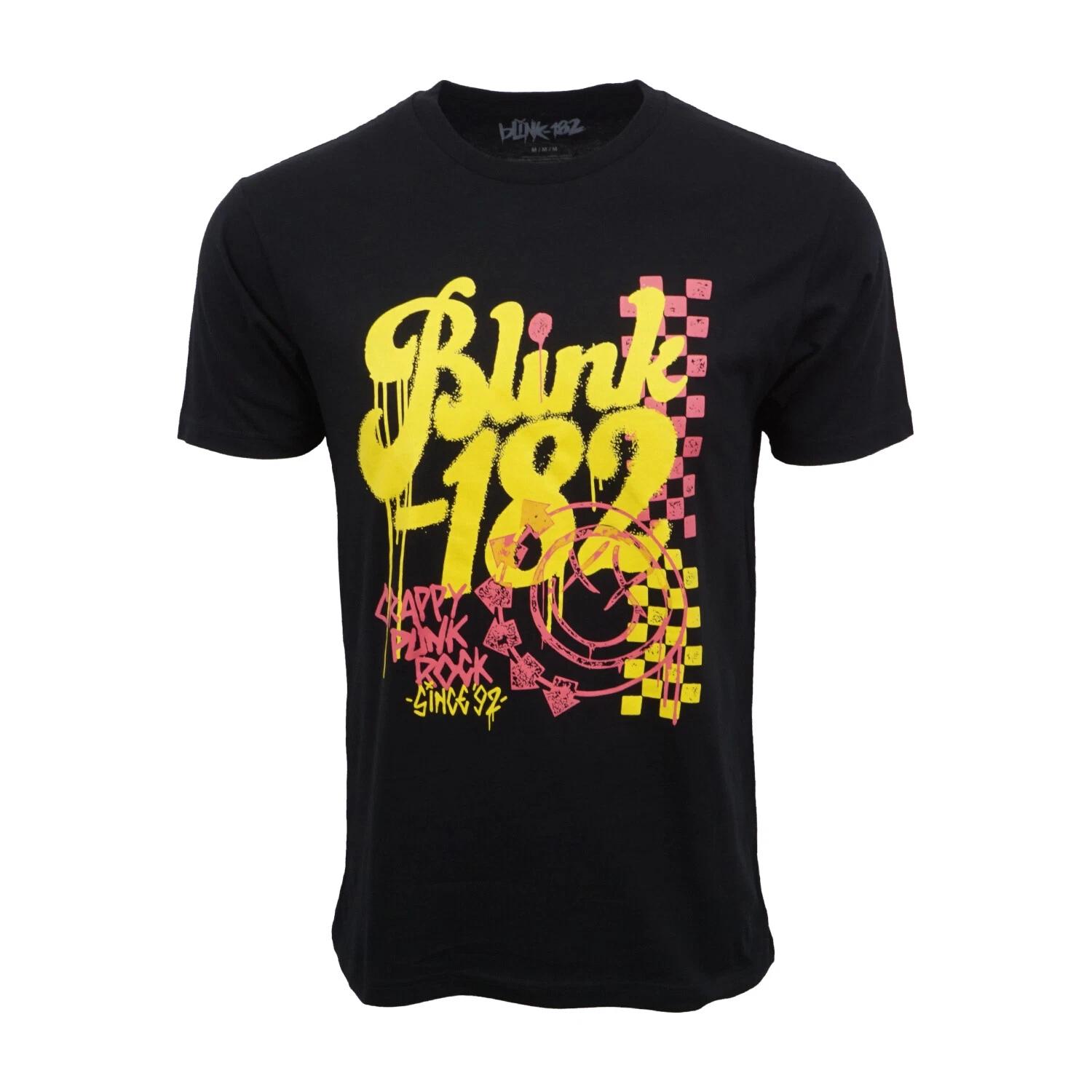 Unisex Adult Casual Music BLINK 182 CRAPPY PK ROCK T SHIRT OFFICIAL... XXXXL