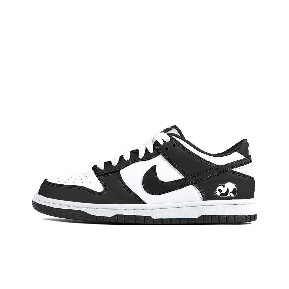 

Nike Dunk Low top Skateboard Shoes Unisex Black White DD1391-100(Team354-) 37.5