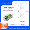 6mm Inner Bore PU-Coated Silent Guide Roller Pulley Bearing (696/606/626)