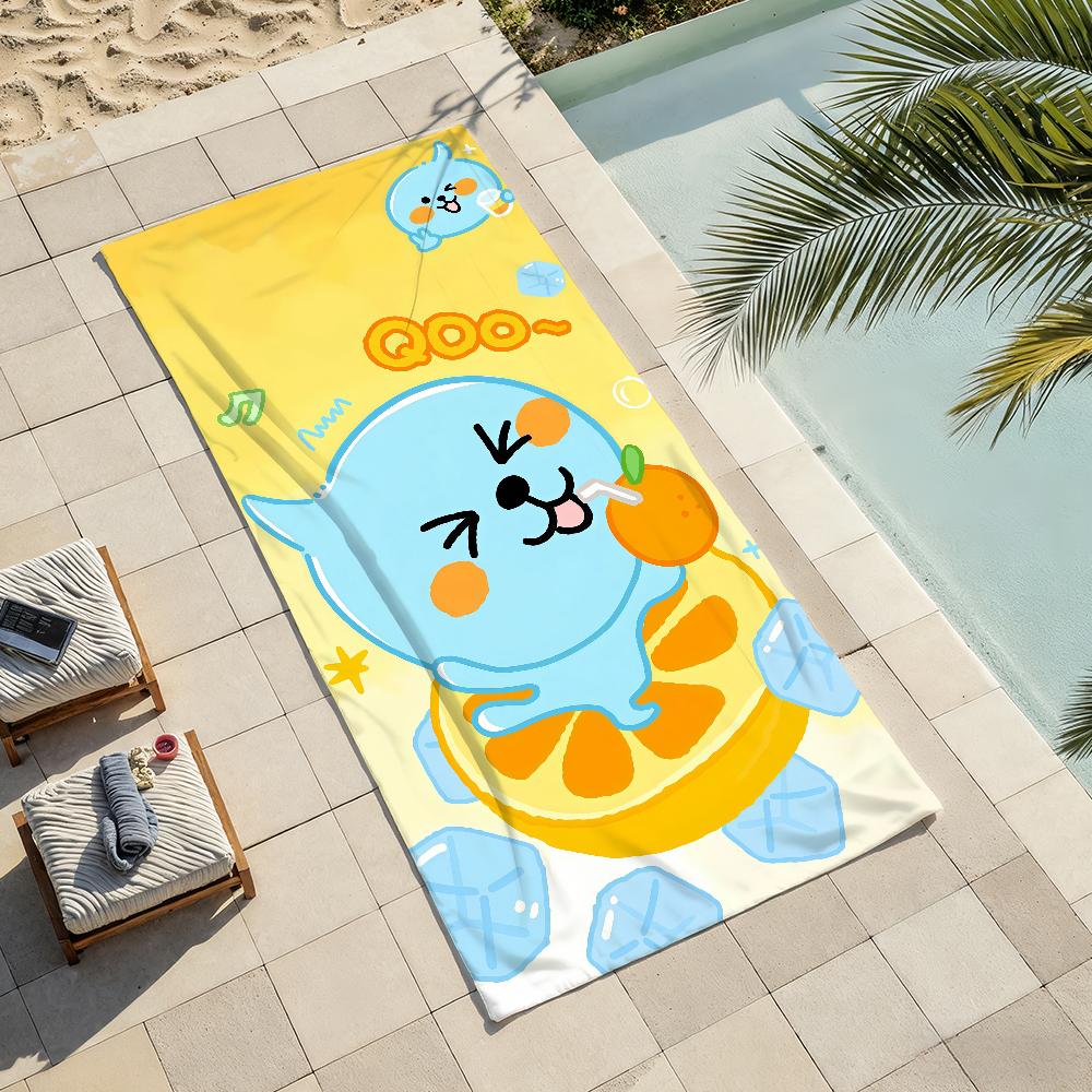 Cute Q-Qoos Towel Drying Bath Towel Applicable To Light Swimming Camping Yoga Beach Out