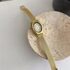 Kleine Zifferblatt Ovale Mittelalterliche Uhr High-End-Gefühl Retro Damen Uhr Nischen-Temperament Damen Modeuhr