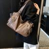 Bags Women's tote bags Large capacity autumn and winter single shoulder retro new retro textured single shoulder handbags