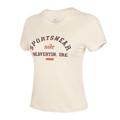 Nike Sportswear Phoenix Women s Slim Short Sleeve T Shirt HV4975-110 EU M