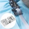 Quick Elastic Band Foot Silver Sewing Presser Foot Locking Foot Sewing Machine Replacement Part