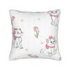 Marie Cat Aristocats Square Pillowcases Polyester Couch  Cushion Case Creative Decorative Pillow Cover 45*45