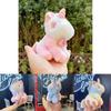 Unicorn Plush Keychain With Bow Decoration And Bright Colors For Kids And Collectors