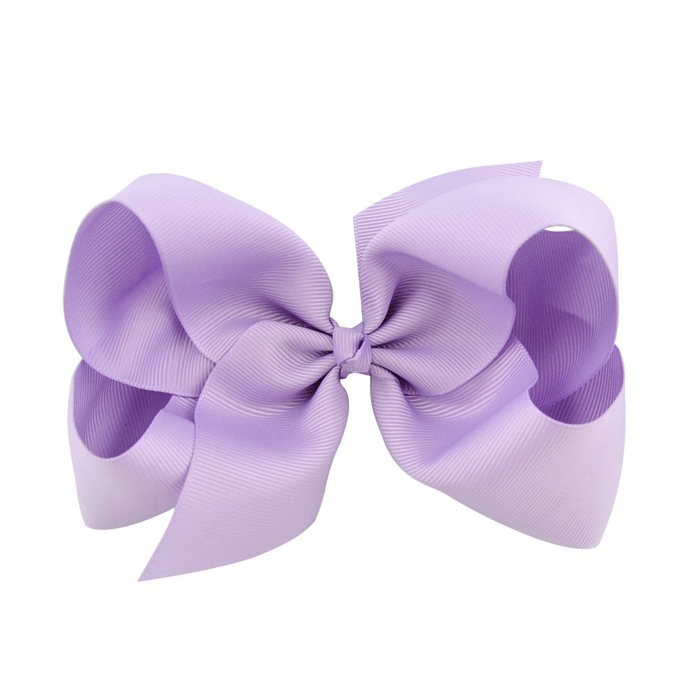 1Pc 40Colors 6'' Solid Colors Grosgrain Ribbon Hair Clips For Cute Girls Large Hairpins Boutique Barrettes Kids Hair Accessories