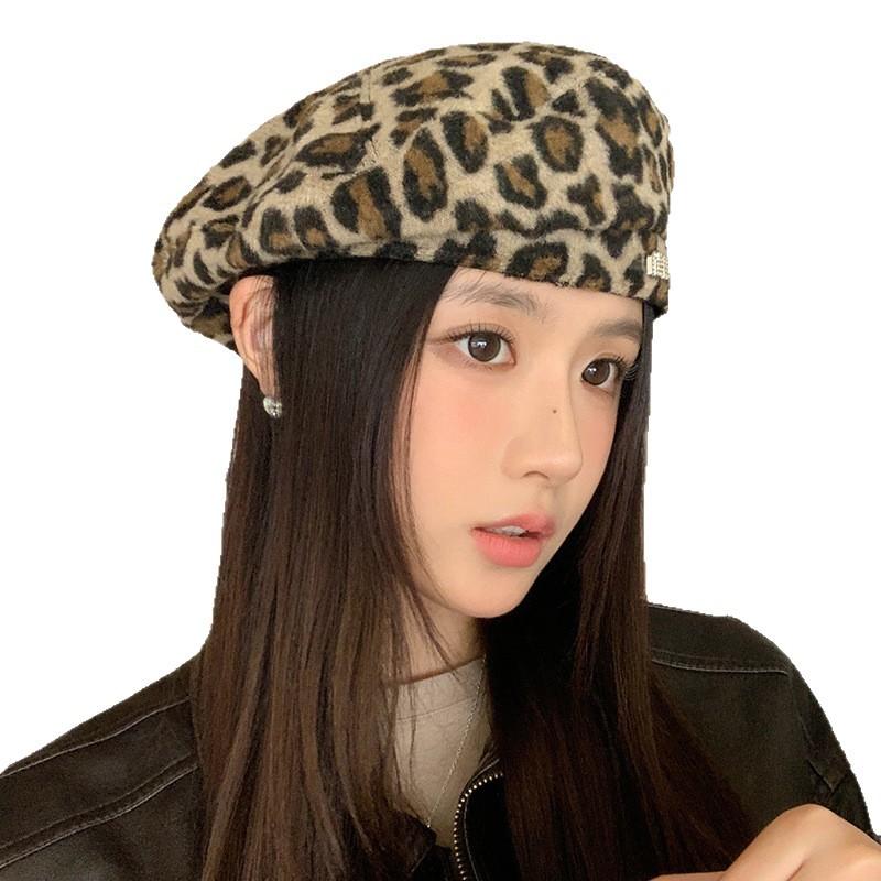Beret Renaissance Retro Autumn and Winter Octopus Hat European and American Versatile Sweet and Cool Painter Newspaper Boy's Hat Trend