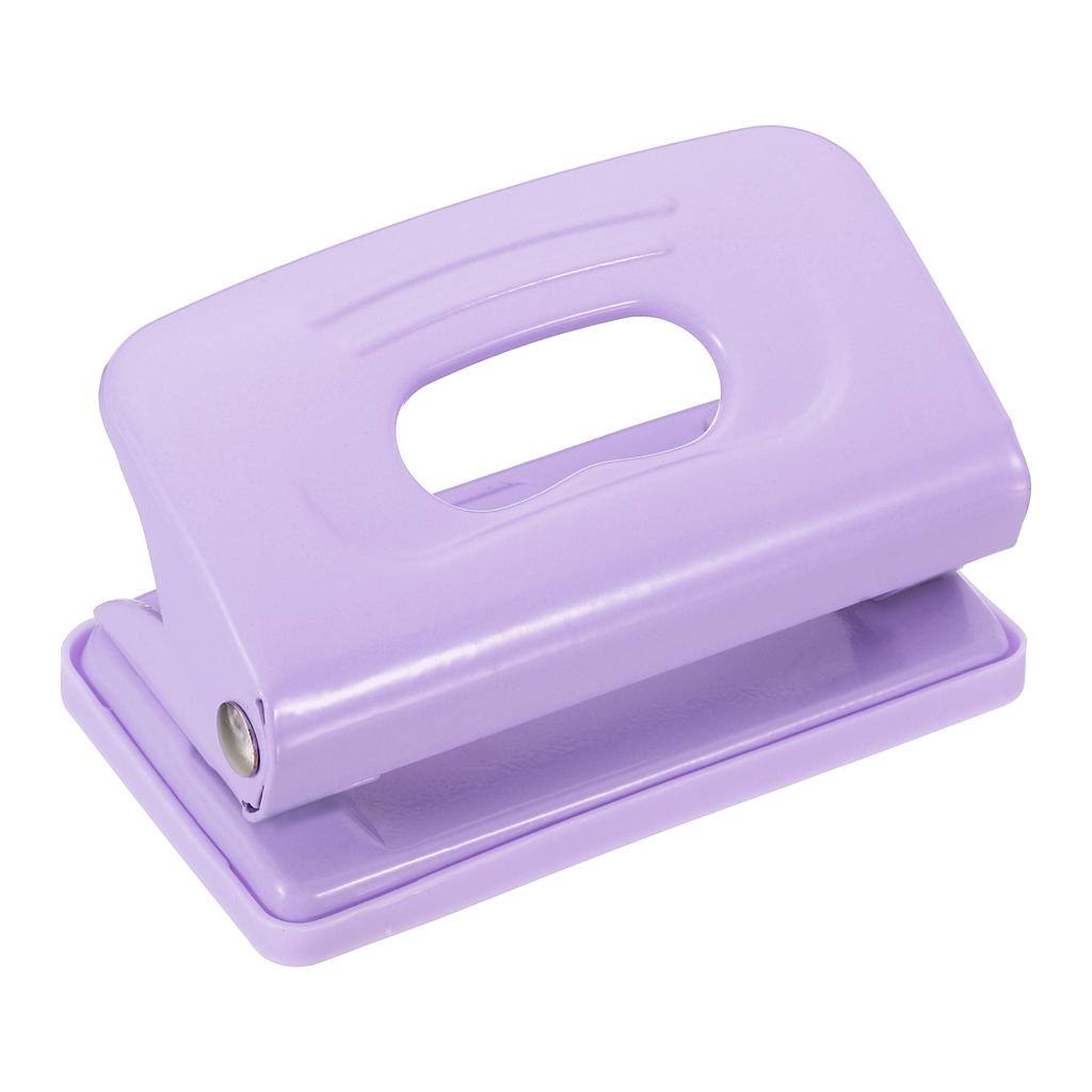 6mm 2-Hole Puncher Paper Punch Tool Portable Hole Puncher Effortless Punching for Binding Card-stock File 8 Sheet Punch Capacity