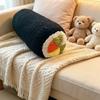 Weiches flauschiges Sushi-förmiges Plüschtier, niedliches gefülltes Essenskissen, ideal für Nickerchen, Heimdekoration und Weihnachtsgeschenke.