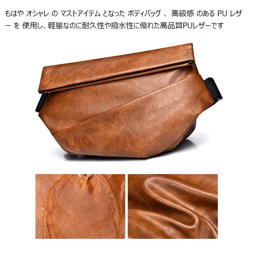 Whatna Leder Schulter Crossbody Brust Dickes Leder Kleinunternehmen Passt ein Perfekt für und Radfahren Herren Tasche, Tasche, Tasche, Tasche, 9,7-Zoll iPad,