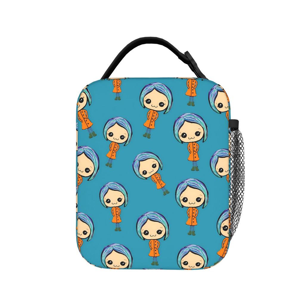 Coraline Moon Manga Lunch Bag Cute Lunch Box For Child Outdoor Picnic Cooler Bag Oxford Thermal Lunch Bags