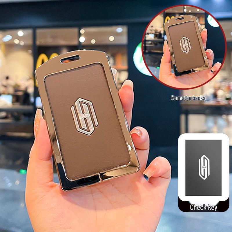 Shangjie H5 Key Case: 25 Models for SAIC Extended Range Pro Pure Electric Max Car, NFC Card Shell with Buckle. Bagged