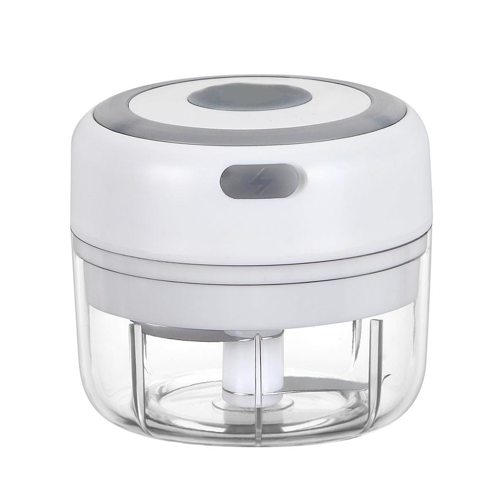Electric Garlic Chopper, Mini Portable Veggie Chopper, 100ML/250ML USB Vegetable Onion Processor With Magnetic Safety Lock For Ginger Fruit Meat Chili