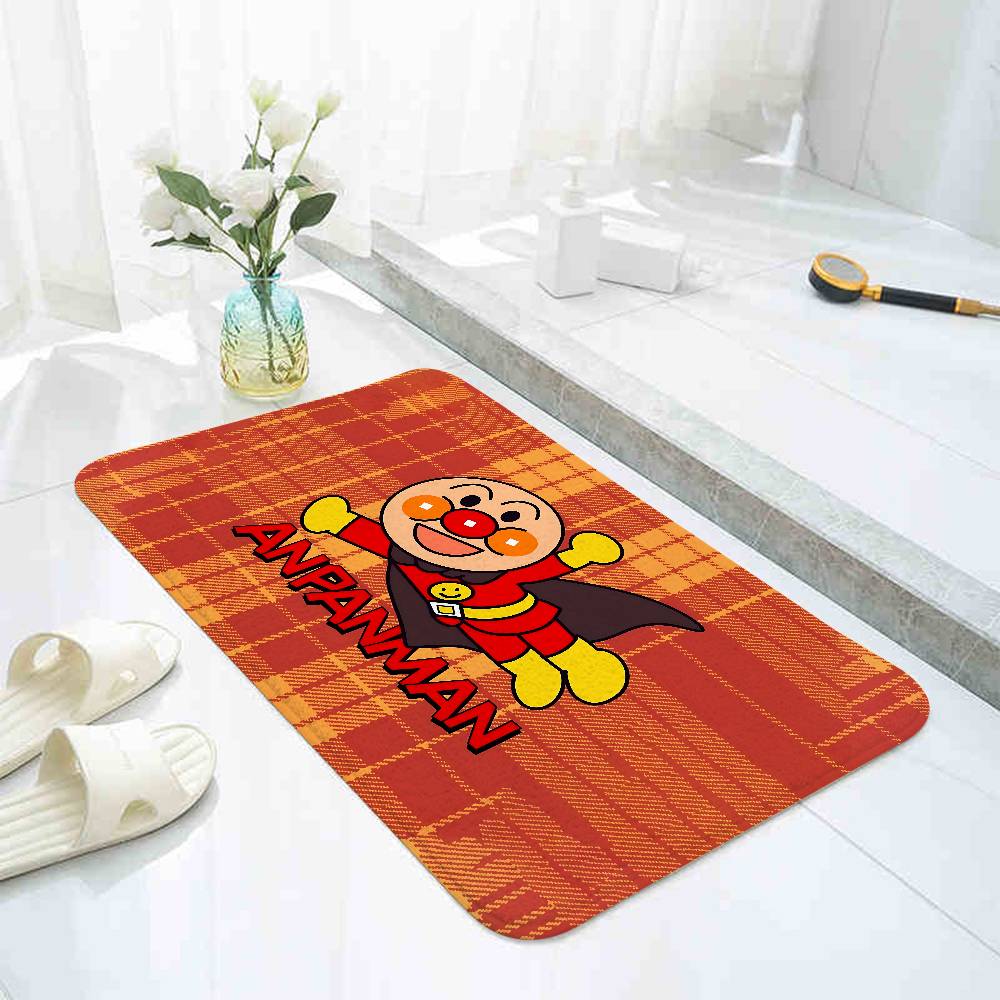 A-Anpans-man Floor Mat Living Room Rug For Bedroom Welcome Mat Outdoor Rug