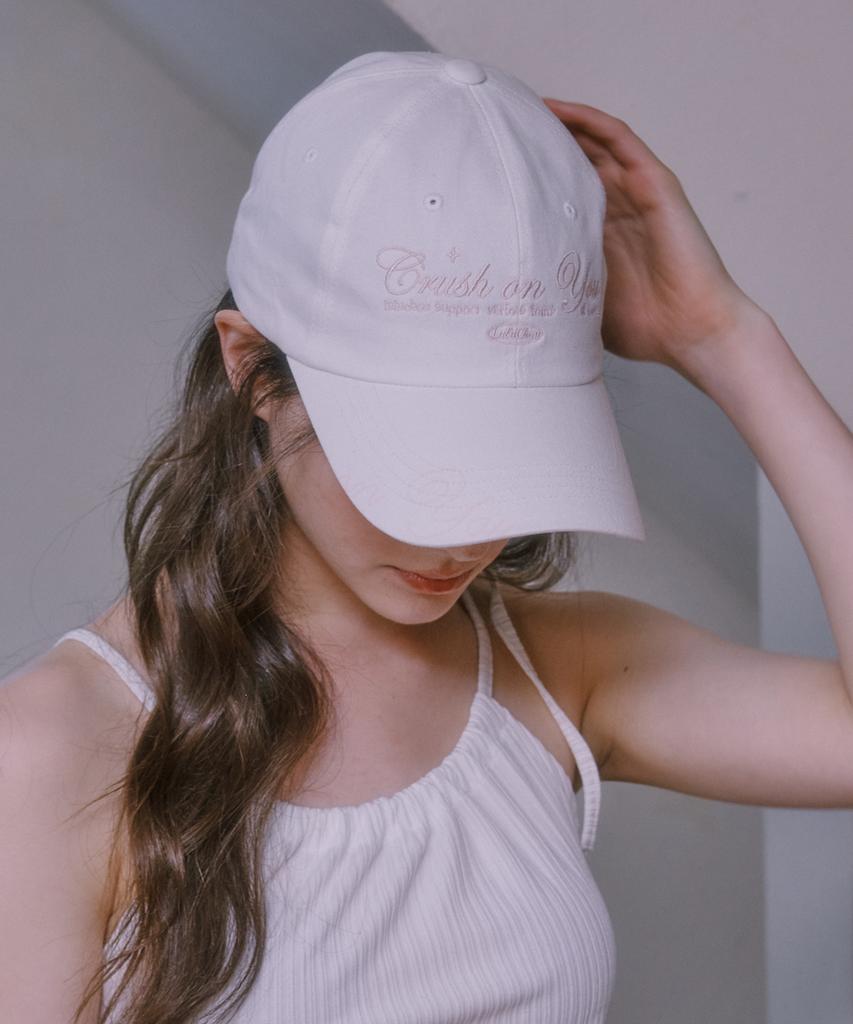 LULUCHOU Crush Ball Cap - White