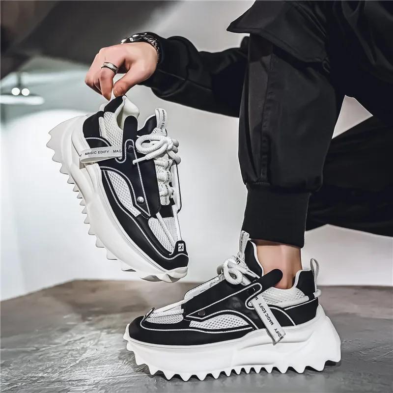 Classic men's shoes lightweight and comfortable mesh breathable sports shoes for teenagers and students casual running shoes