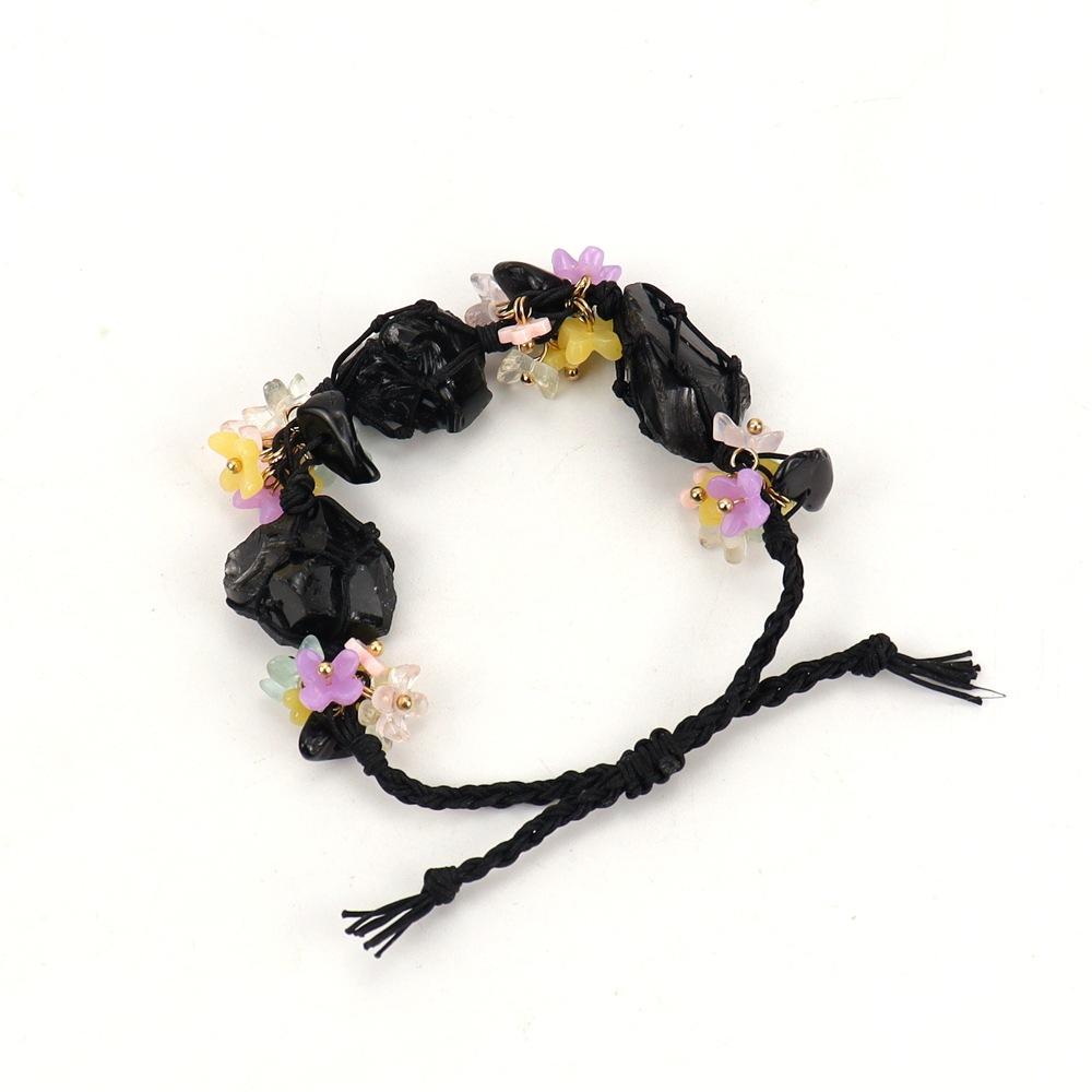 Early Spring Wreath Mori Natural Crystal Bracelet Hand Rope Hand-Woven Mesh Pocket Bracelet B95