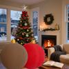 Inflatable Christmas Balls Waterproof PVC Blow Up Ball Wear Resist Large Xmas Decotative Ball for Yards Lawns Porches Gardens