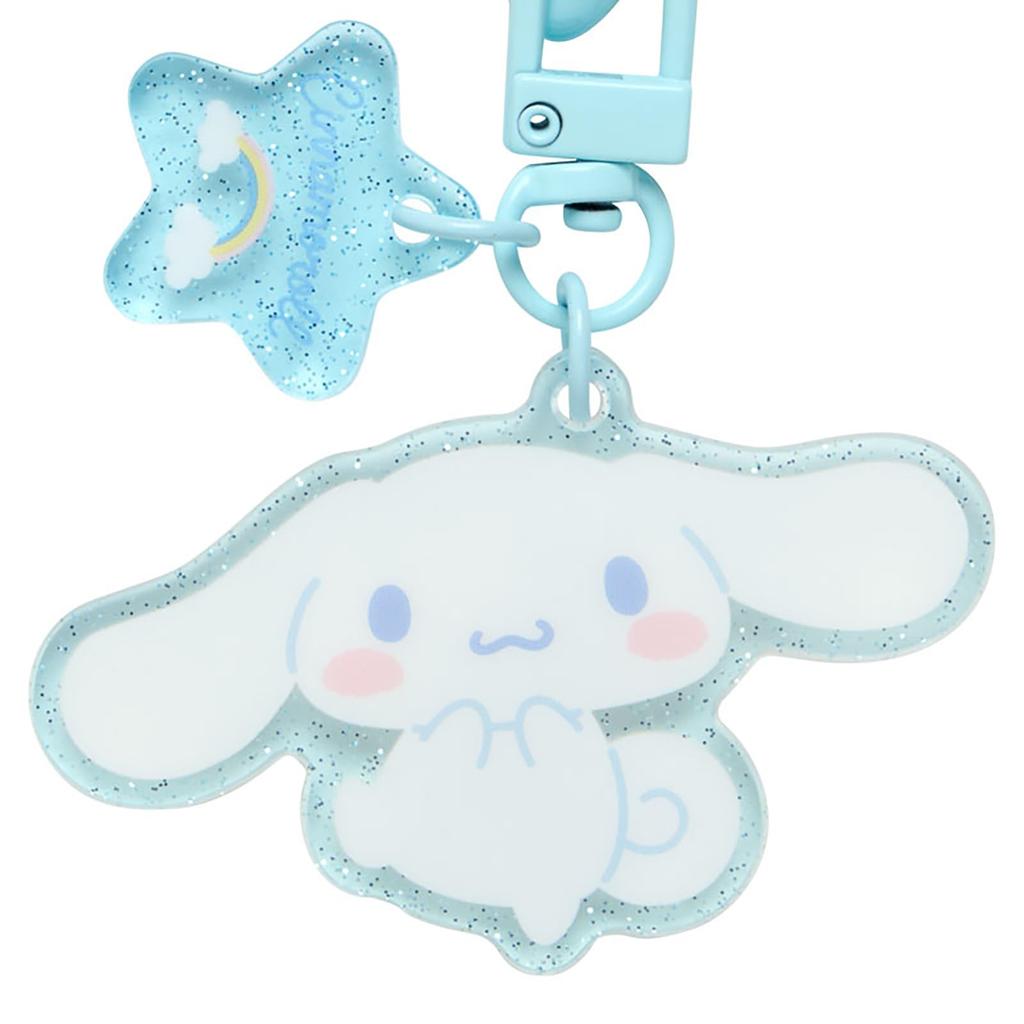 Sanrio Cinnamoroll Keyring Hanger with Mascot Keychain Strap (424366)
