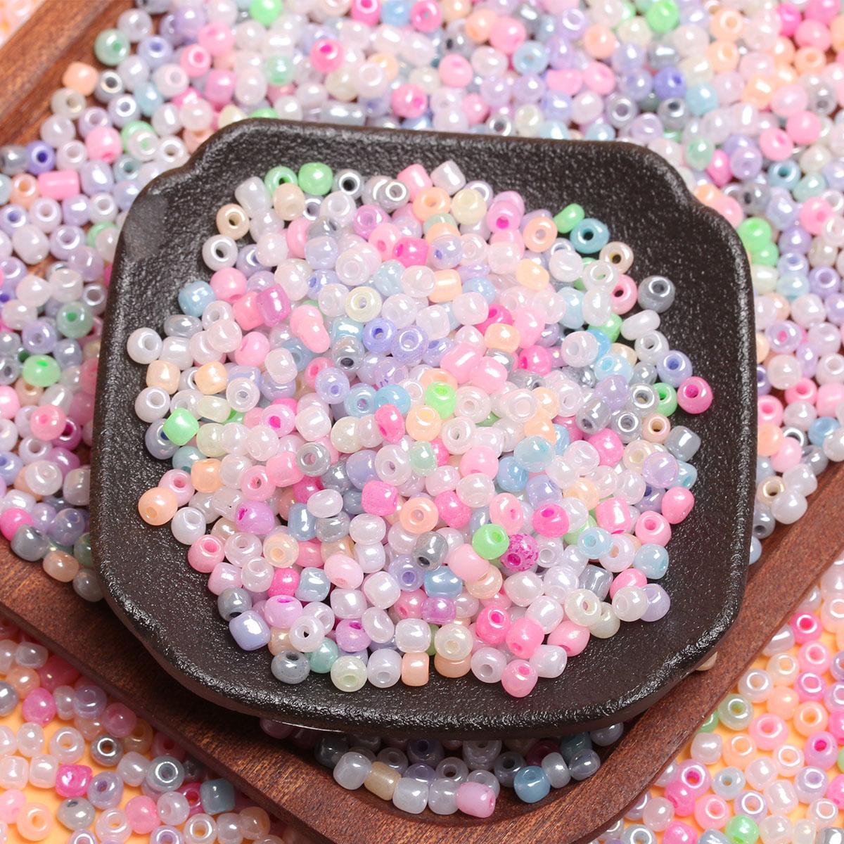 

Чешское стекло, 450 г/пакет, аксессуары для рукоделия, ручная работа, около 4800 шт., конфеты кремового цвета, бусины «сделай сам», ожерелье, изготовление ювелирных изделий из бисера с круглым отверстием