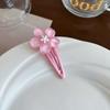 Rosa Sakura Haarnadel Haaraccessoires Süße Haarspangen Mode Gripper Blume Haarspange Alltag