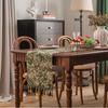 Jacquard Tassel Table Runner Long Strip Thick Wear-resistant Retro Countryside Home Kitchen Restaurant Decoration Table Runner