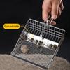 Cat Litter Shovel Portable Wood Handle Stainless Steel Scooper Sifting Kitten Litter Scoop Cat Toilet Cleaning Tool Pet Products