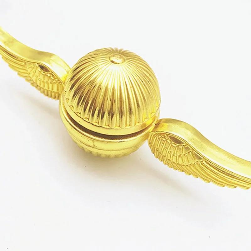 Golden Snitch Fidget Spinner Metal Antistress Hand Fingertip Gyro Rotation Cupid Spinning Top Toys for Kid Adults Autism ADHD