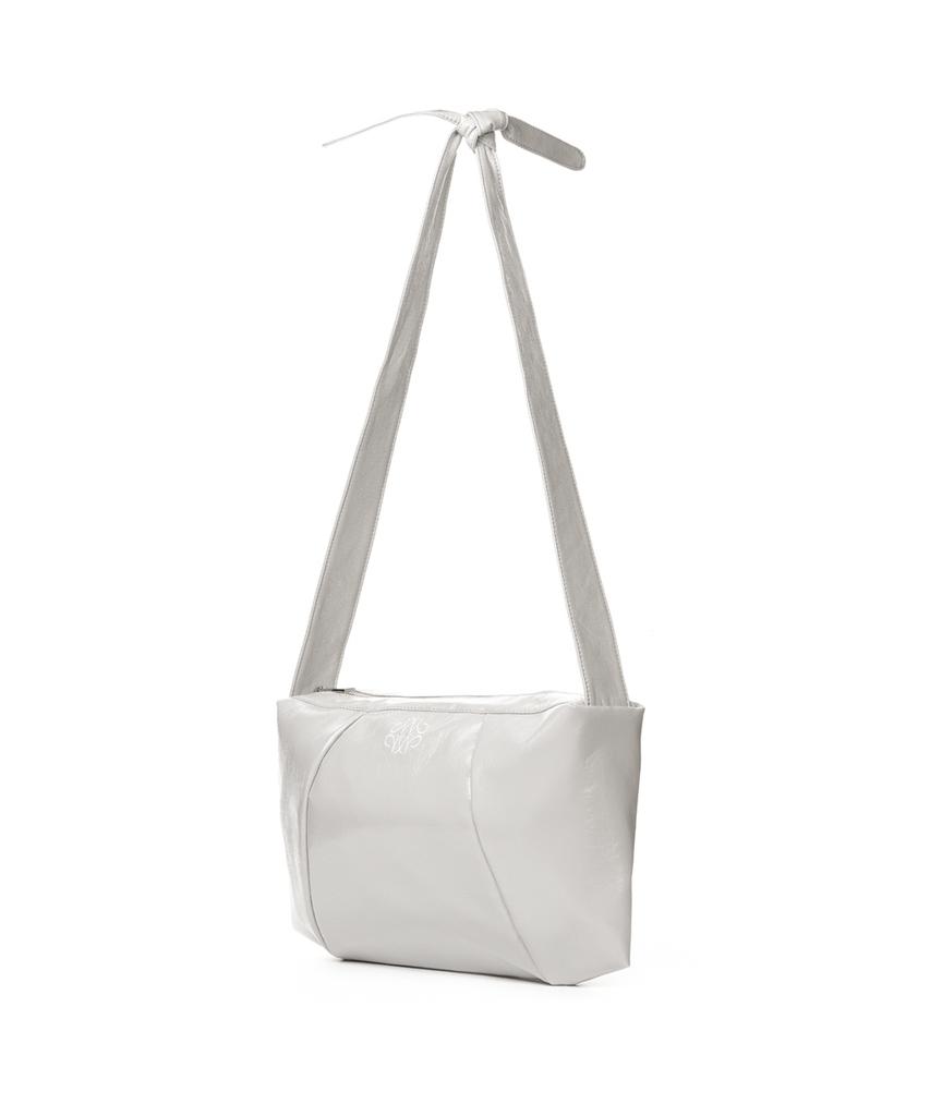 Nick&Nicole Nicole Glossy Square Shoulder Bag_Light Gray