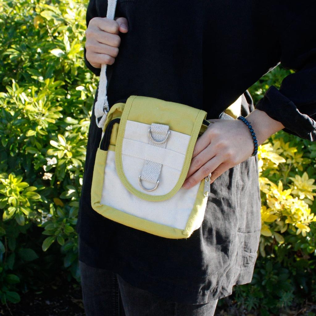 Crossbody Travel Bag Cotton Olive
