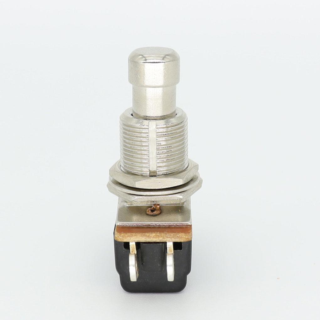 2pcs Easy To SPST Momentary Touch Push Button With Exquisite Craft Impact-resistant Push Button Stomp