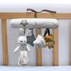 New Hanging Baby Crib Rabbit Rattle Safety Seat Plush Toy Multifunctional Baby Sleep Companion Hanging Decoration Gift