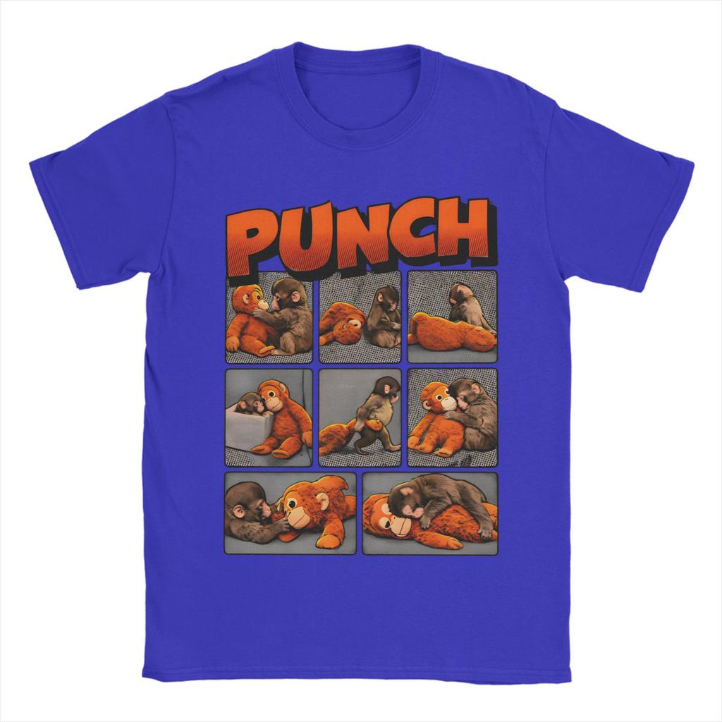 Unisex Punch Monkey Cute T Shirt Cotton Tops Funny Short Sleeve O Neck Tee Shirt Summer TShirt