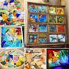 100g Mosaic Tiles Stained Glass Mosaic DIY Handmade Coaster Mosaic Puzzle Making Art Wall Decoration Supplies Mixed Arte