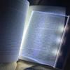 LED-Buchlicht zum Lesen im Bett, Flaches Lesezeichenlicht augenschonend, Tragbare Leselampe, Mini-Nachtlicht, Auto, Reisen, Geschenke